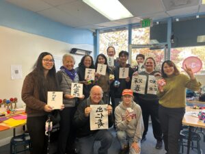 Calligraphy work shop